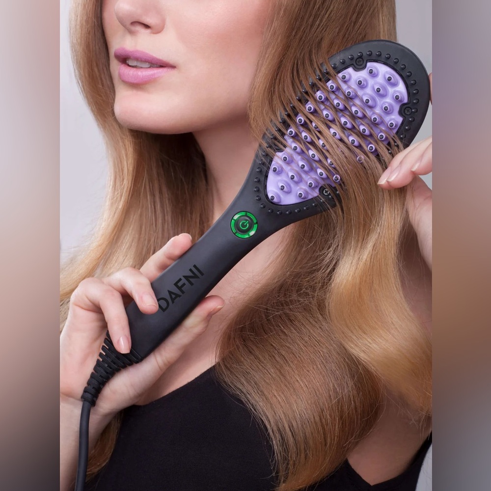 DAFNI classic hair straightening ceramic brush